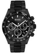 Hugo Boss 1513754 Men's Hero Lux Sport Black Bracelet Chronograph Watch