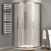 New (WG8) 800x800mm -2 Door- 8mm - Premium Easy clean Quadrant Shower Enclosure. RRP £499.99....