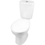 New (WG54) Toilet To Go Close Coupled Dual Flush. ¥ Modern dual 4 / 6L button flush ¥ Heig...