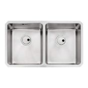 New (NY42) Abode Matrix R25 2.0 Bowl Undermount Kitchen Sink. RRP £519.00. Installation Type -...