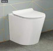 New & Boxed Lyon Back To Wall Toilet, RRP £349.99 Each. Our Lyon Back To Wall Toilet Is Made F...