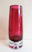 Vintage Swedish Art Glass Vase