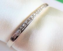Sterling Silver Channel Set Gemstone Bangle New with Gift Box