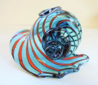 Hand Made Art Glass Shell Sculpture