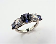 Sterling Silver Tanzanite New with Gift Box
