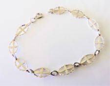 Sterling Silver Bracelet with Gift Pouch