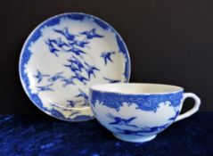 Antique Oriental Teacup and Saucer