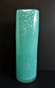 Adam Aaronson Art Glass Vase 31cm High Signed and Dated 1999