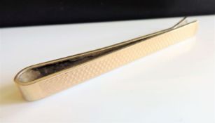 Vintage Gold on Sterling Silver Tie Bar