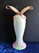 Franz Porcelain Papillon Butterfly Vase 39cm Tall