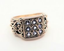 Sterling Silver Tanzanite Ring New with Gift Pouch