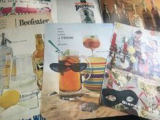 Collection of 50 Original Vintage 50's/60's Alcohol Advertising Prints