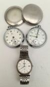Parcel of Watches Includes Services Pocket Watches and Seiko Wrist Watch