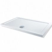 ZZ-MX-SS6 - MX Elements Rectangular Shower Tray - 1400mm x 800mm - White. ...