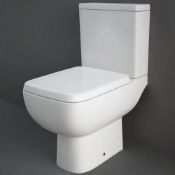 ZZ-RAK-S600PAKNS014 - RAK Series 600 Close Coupled Toilet with Cistern And Soft Close Seat - Wh...