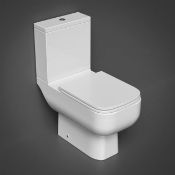 ZZ-RAK-S600PAK014 - RAK Series 600 Close Coupled Toilet With Cistern And Slim Wrap Over Soft Cl...