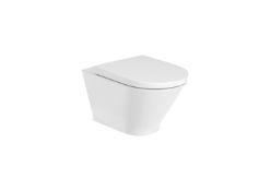 ZZ-ROC-A3460NL000 - Roca The Gap Round Rimless Wall Hung Toilet Pan - White. ...