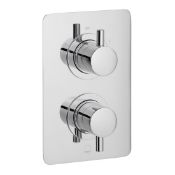ZZ-VAD-CEL-148D/2/SQ-TRIM - Vado Celsius Square Two Outlet Trim For 148D/2 Thermostatic Shower ...