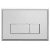 ZZ-VIT-740-1380 - Vitra Elegance Dual Flush Plate - Polished Chrome. ...