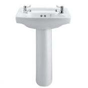 ZZ-IS-S218001 - Ideal Standard Royalex Wall Hung Basin - 510mm Wide - 2 Tap Hole - White. ...