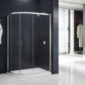 ZZ-MER-MB2Q8090 - Merlyn Mbox Double Offset Quadrant Shower Enclosure - 6mm Glass - 900mm x 800...