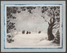 G.B. - Royalty 1946 Christmas Card from the Duke and Duchess of Windsor 1946.This card is by Cartier