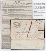 G.B. - Military 1820 Entire letter (being a statement of Patrick Murray's services in the East Indie