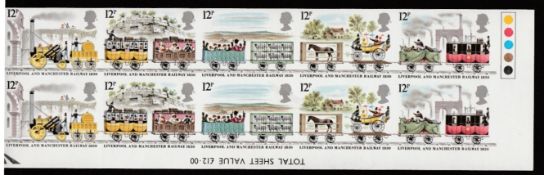 Great Britain QE II 1980 GB 1980 150th Anniversary of Liverpool & Manchester Railway, lower right c