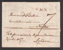 G.B. - Channel Islands / France 1794 Entire letter from Guernsey to the American Consul in Nantes wi