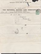 Orange River Colony 1907 37th Annual Report cover of the National Mutual Life Association of Austral