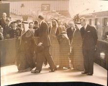 Royalty Prince Fahd leads Saudi Arabian party for HM Queen Elizabeth's Coronation meeting HRH Pri...