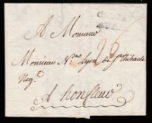FRANCE - MARITIME / HAITI 1765 Entire Letter from Cap to Honfleur with a good strike of the 