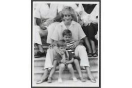 Royalty Princess of Wales Diana, William & Harry signed letter