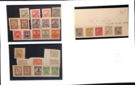 PARAGUAY 1927-42 Definitive issue (29) with values to 10p (3), small 