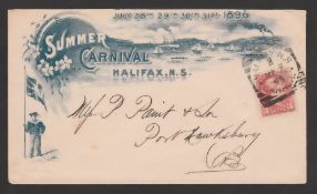 CANADA - NOVA SCOTIA 1896 Printed pictorial cover advertising the 