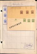 BERMUDA 1912 Ship 21/2d (3) together with postal stationery 1/4d wrapper (3) and 1/2d post card...