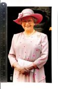 Royalty Queen Elizabeth II attending VJ Day in August 1995