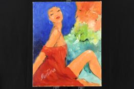 Original Painting on Canvas by Artist Martina