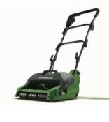 (9K) 2x Items. 1x Powerbase 32cm 400W Electric Cylinder Lawn Mower. 1x Sovereign 32cm 1200W Electri