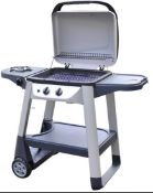 (P) 1x Outback Excel 310 2 Burner Gas BBQ Silver & Black RRP £230