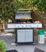 (10C) 1x Texas Stardom 4 Burner Gas BBQ RRP £390. (New Item).