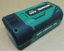 (13D) 1x Qualcast 36V Li-on Battery & Charger RRP £100