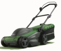 (9J) 2x Powerbase Items. 1x 37cm 1600W Electric Rotary Lawn Mower. 1x 41cm 1800W Electric Rotary La