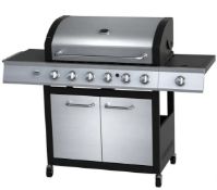(9J) 1x Texas Stardom 6 Burner Gas BBQ RRP £440.