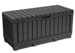 (10L) 2x Keter Storage Boxes. 1X Kentwood Outdoor Garden Storage Unit Box 350L Graphite RRP £80. 1x