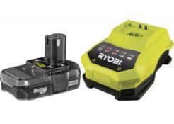 (13C) 1x Ryobi 18V 1.3 Ah Battery & 2x Chargers RRP £150.