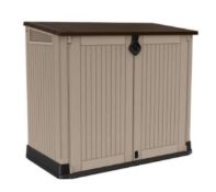 (10L) 1x Keter Store It Out Midi 880L RRP £120. (H)113.5cm x (W)71.5 x (D)132cm