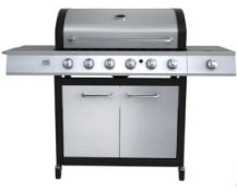 (P) 1x Texas Stardom 6 Burner Gas BBQ RRP £440.