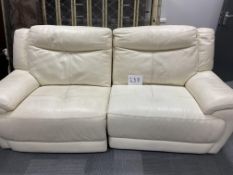 Cream Recliner Sofa