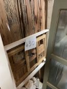 NEW - Solid Mahogony Hardwood Table Top And 4 Legs 79X39”